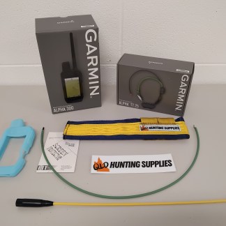 Garmin Alpha 300 GPS handheld with TT25 tracking and training collar bundle for hunting dogs
