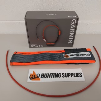 Garmin T20 GPS dog tracking collar bundle with long range tracking and LED lights for hunting dogs